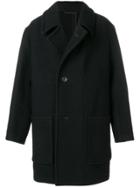 Lemaire Button-down Tailored Coat - Black