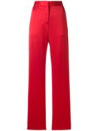 Msgm Stripe Trousers - Red