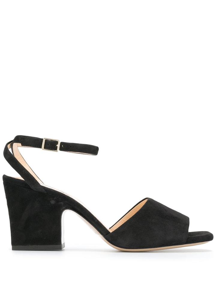 Fabio Rusconi Heeled Burro Sandals - Black