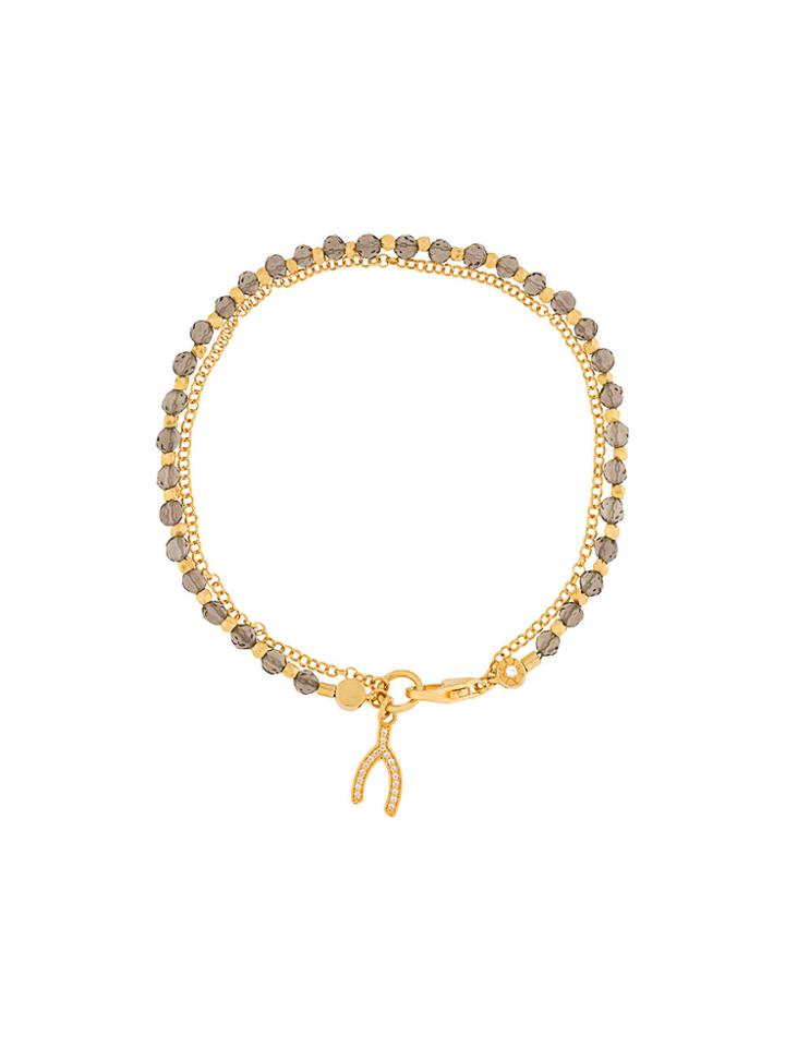Astley Clarke Wishbone Biography Bracelet - Grey