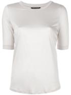 Luisa Cerano Classic T-shirt, Women's, Size: 40, Grey, Viscose