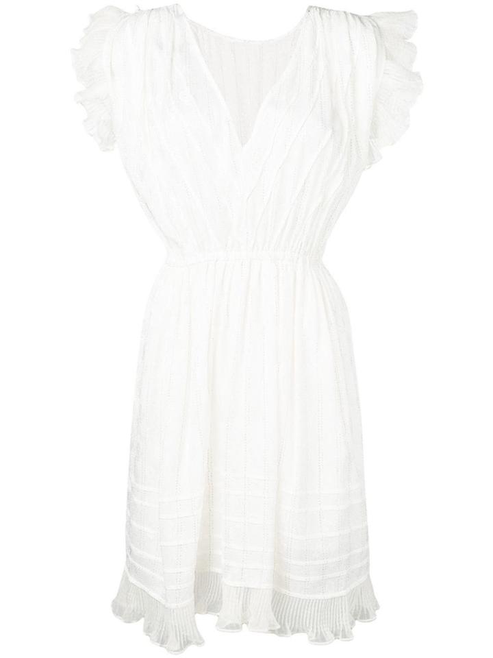 Isabel Marant Ruffle Detail Dress - White