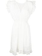 Isabel Marant Ruffle Detail Dress - White