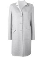 Loro Piana Double Face Coat, Women's, Size: 46, Grey, Cashmere