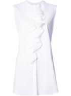 Tome 'sleeveless Open Back Tie' Shirt, Women's, Size: 8, White, Cotton