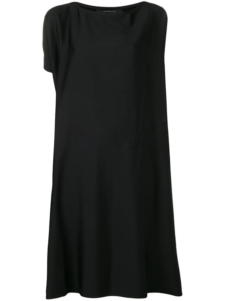 Federica Tosi Boxy Sleeveless Dress - Black