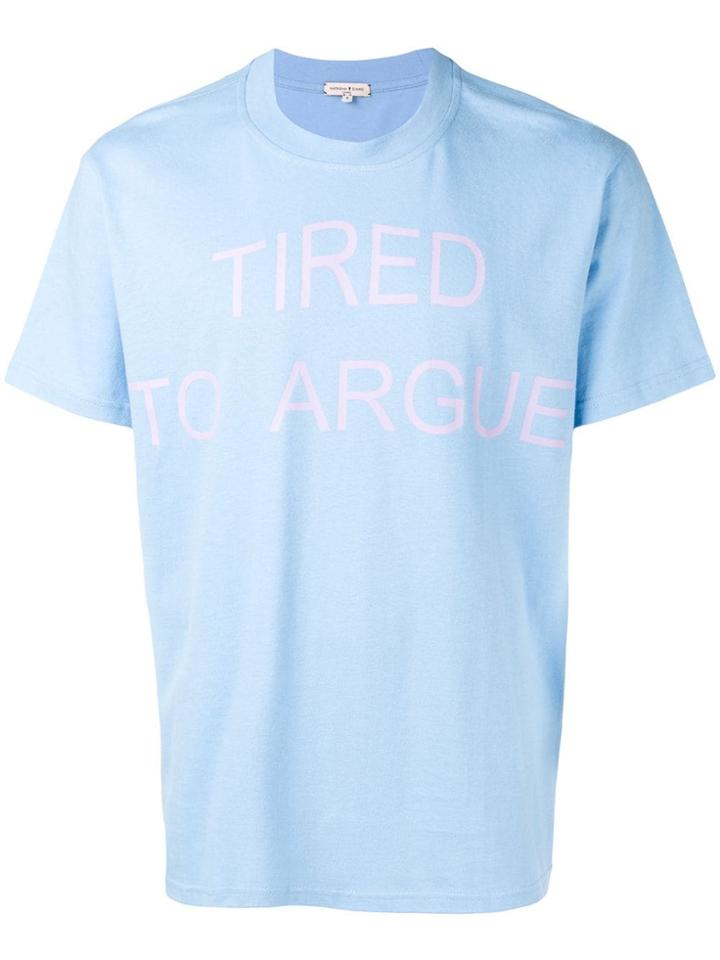 Natasha Zinko Tried To Argue T-shirt - Blue