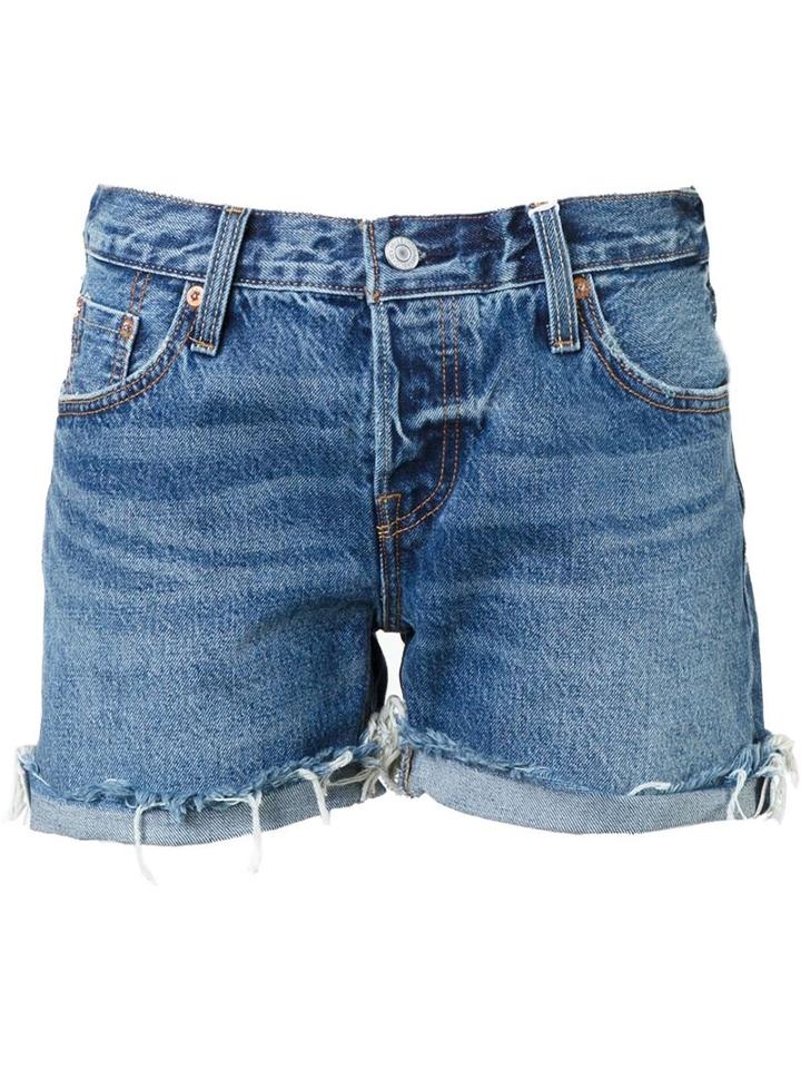 Levi S Denim Shorts, Women's, Size: 24, Blue, Cotton