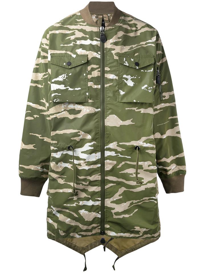 Maharishi - Camouflage Parka - Men - Nylon - Xl, Green, Nylon