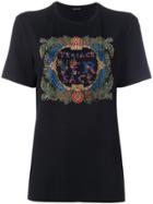 Versace Crystal-embellished Logo T-shirt - Black