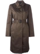 Jil Sander 'bombay' Trenchcoat, Women's, Size: 36, Green, Polyester