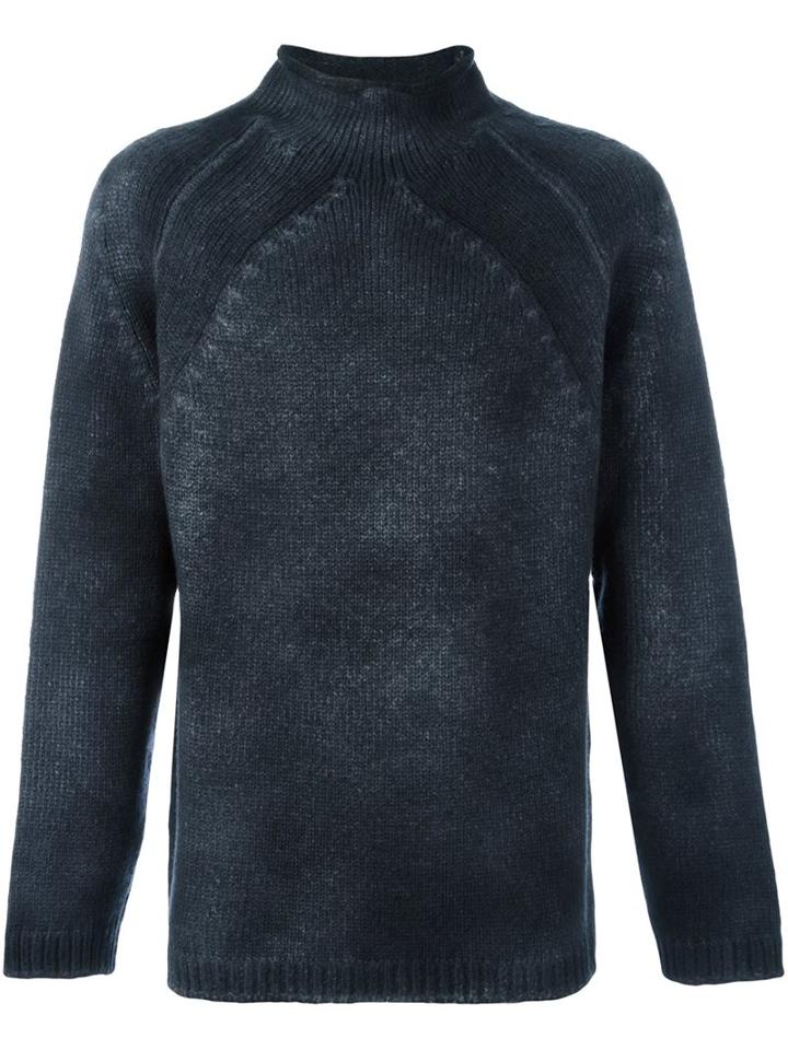Avant Toi Turtle-neck Jumper, Men's, Size: Small, Black, Polyamide/virgin Wool