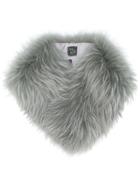 Mr & Mrs Italy Raccoon Fur Collar - Grey