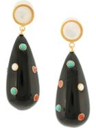 Lizzie Fortunato Jewels Prism Teardrop Earrings - Black