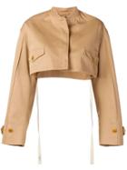 Givenchy Blouson Cropped Jacket - Neutrals