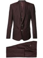 Dolce & Gabbana - 3-piece Formal Suit - Men - Silk/acetate/cupro/virgin Wool - 50, Pink/purple, Silk/acetate/cupro/virgin Wool