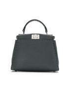 Fendi Fendi 8bl1245qj F0n9a Leather/fur/exotic Skins->leather - Grey