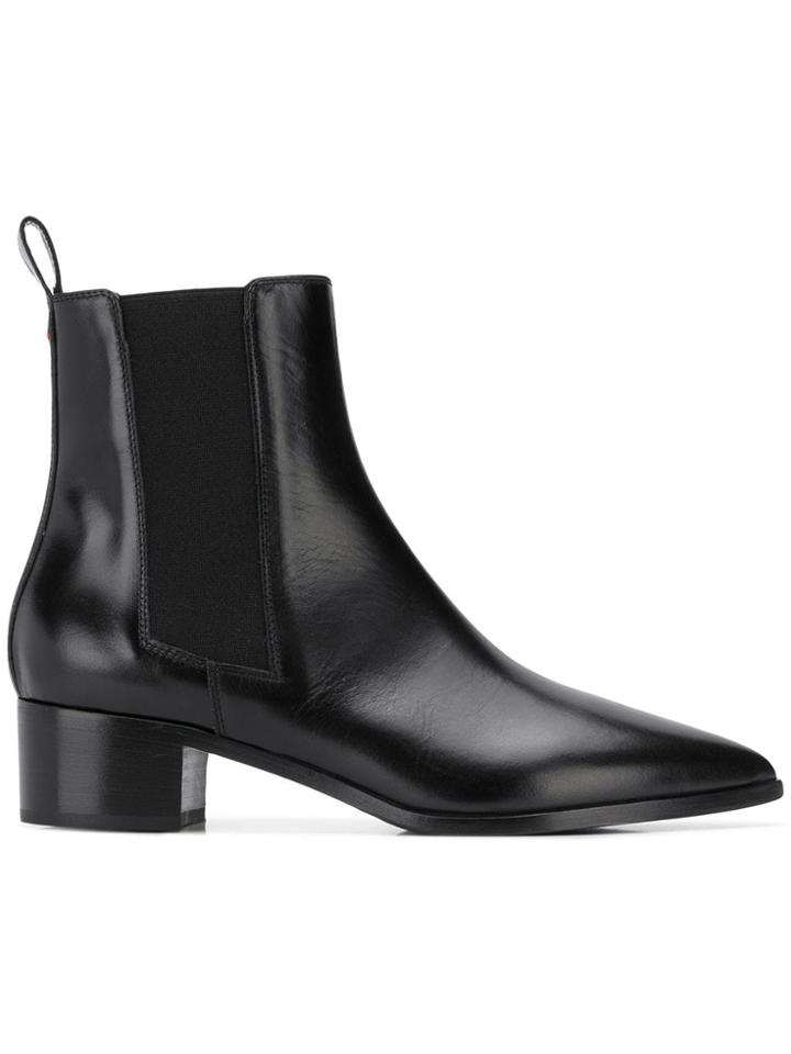 Aeyde Elasticated Side Panel Boots - Black