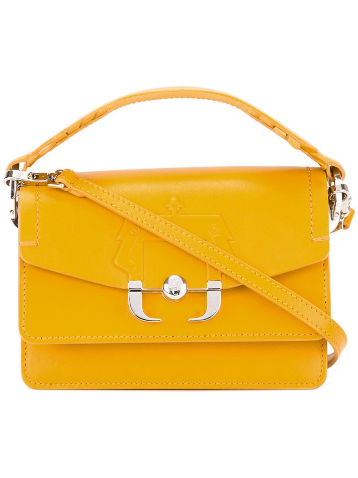 Paula Cademartori Twi Twi Shoulder Bag, Women's, Yellow/orange, Calf Leather