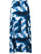 Ginger & Smart 'vaporize' Skirt, Women's, Size: 6, Blue, Polyester/viscose
