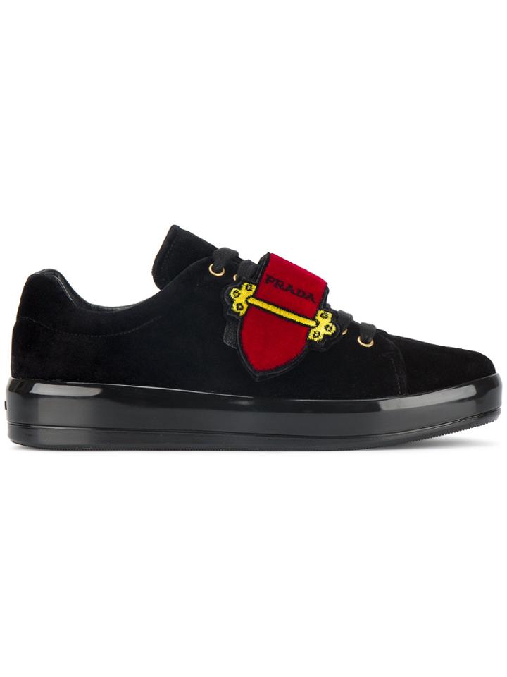 Prada Cahier Sneakers - Black