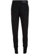 Ann Demeulemeester Gathered Ankle Trousers, Women's, Size: 36, Black, Nylon/spandex/elastane/wool