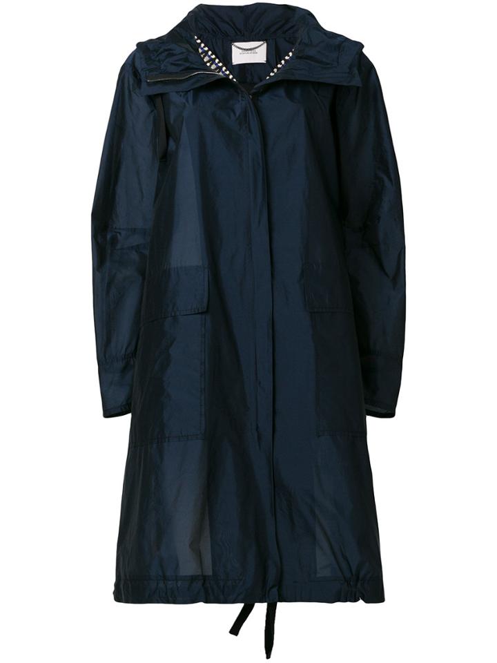 Dorothee Schumacher Hooded Parka - Blue