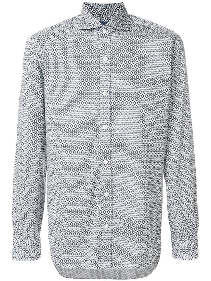 Barba Print Shirt - White