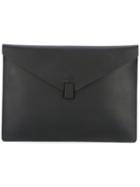 Sandqvist - Envelope Clutch - Women - Leather - One Size, Women's, Black, Leather