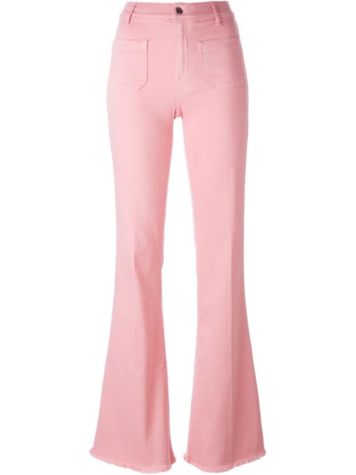 The Seafarer Flared Jeans, Women's, Size: 26, Pink/purple, Cotton/spandex/elastane/polyester