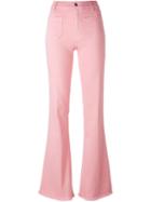 The Seafarer Flared Jeans, Women's, Size: 26, Pink/purple, Cotton/spandex/elastane/polyester