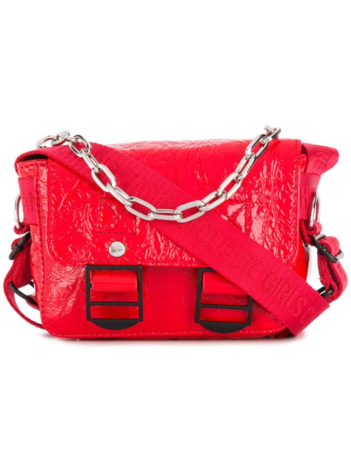 Zadig & Voltaire Sac Nano Creased Crossbody Bag - Red