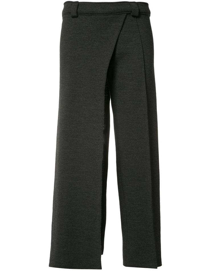Sabine Luise Straight Skirt Trousers, Women's, Size: Medium, Grey, Rayon/wool