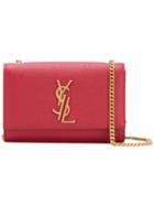 Saint Laurent - Monogram Shoulder Bag - Women - Leather - One Size, Red, Leather