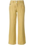 Dolce & Gabbana Vintage Bootcut Cropped Trousers - Nude & Neutrals