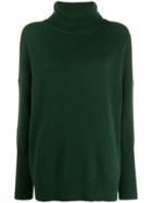 Chinti & Parker Roll Neck Jumper - Green