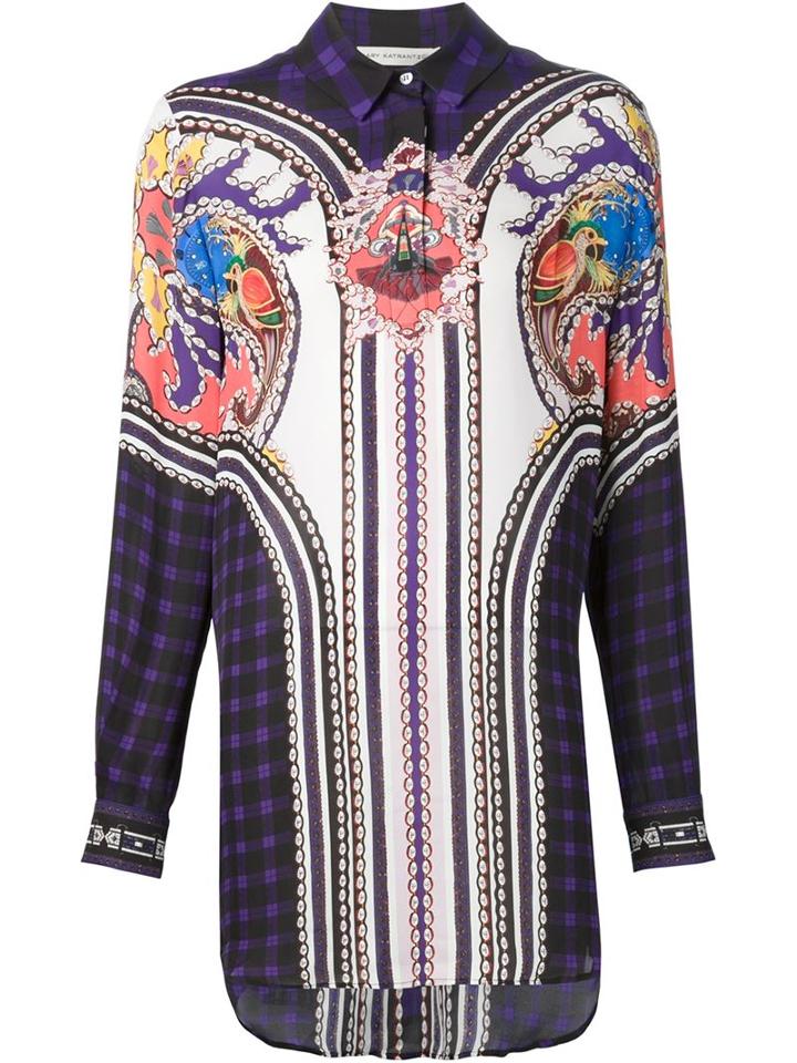 Mary Katrantzou Paisley Print Blouse, Women's, Size: L, Shell