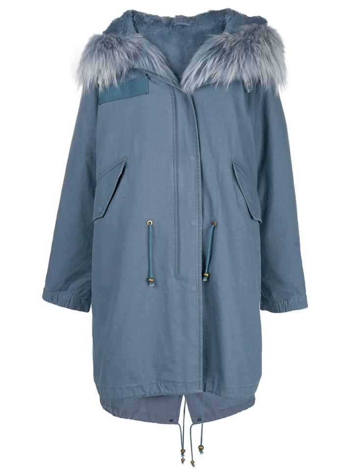 Liska Mid-length Parka - Blue