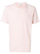 Ymc Chest Pocket T-shirt - Pink & Purple