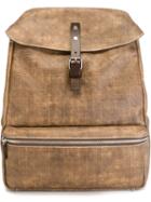 Salvatore Ferragamo Ganio Embossed Backpack
