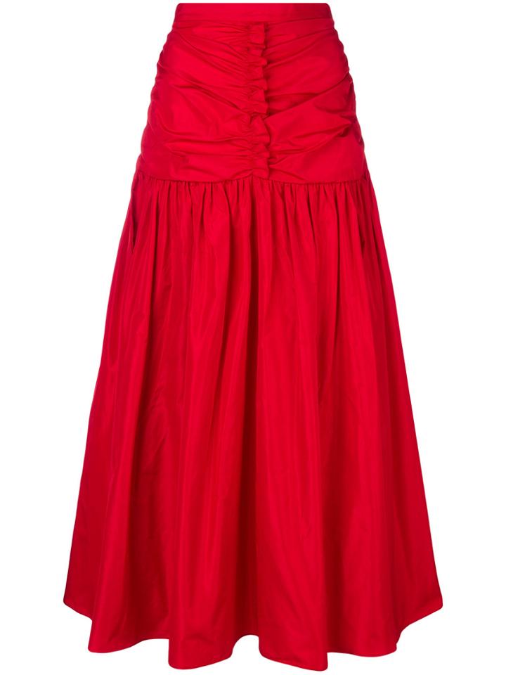 Stella Mccartney Fitted Waist Skirt - Red