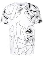 Les Hommes Urban Graphic Print T-shirt - White