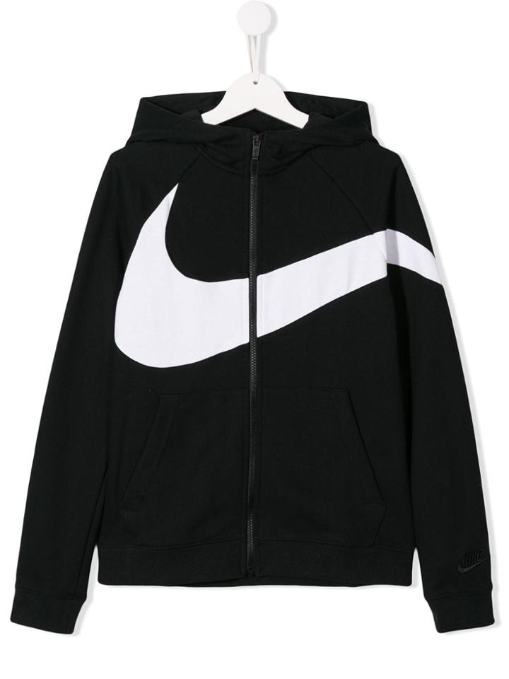 Nike Kids Teen Swoosh Hoodie - Black