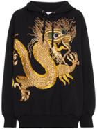 Ashish Dragon Embroidered Hoodie - Black
