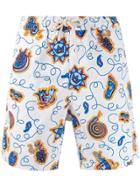 Loewe Elasticated Waist Swim Shorts - White