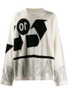 Maison Margiela Intarsia Logo Jumper - Neutrals