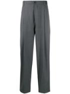 Versace Straight Tailored Trousers - Grey