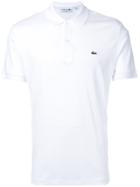 Lacoste Logo Patch Polo Shirt - White