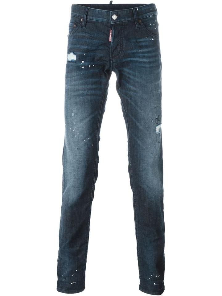 Dsquared2 - 'slim' Jeans - Men - Cotton/polyester/spandex/elastane - 52, Blue, Cotton/polyester/spandex/elastane