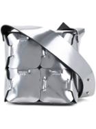 Paco Rabanne - Puzzle Cross Body Bag - Women - Calf Leather - One Size, Grey, Calf Leather